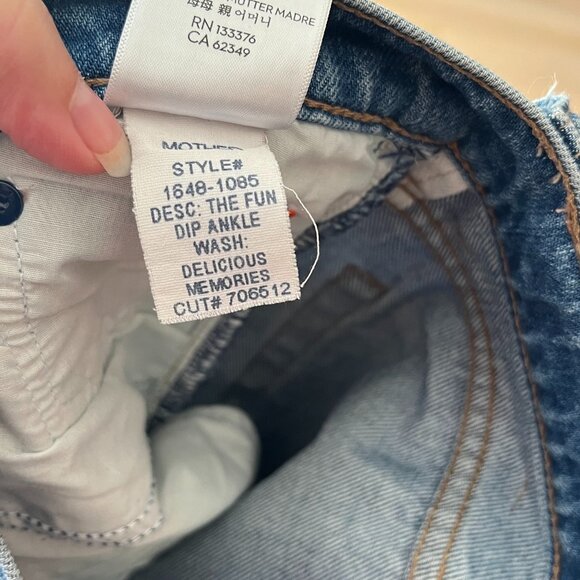 MOTHER SNACKS! The Fun Dip Ankle Size 31 - Picture 2 of 9